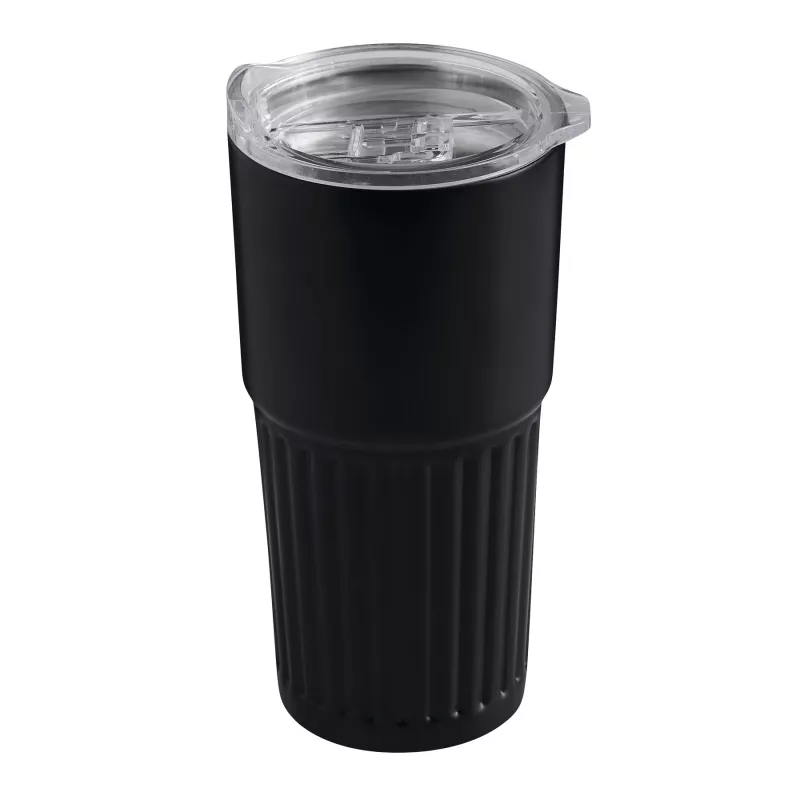 Próżniowy kubek 600 ml WAVE LINE - czarny (56-0304713)