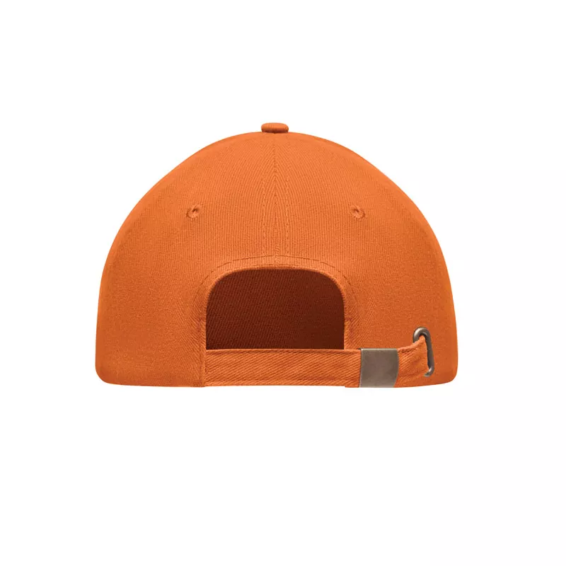Czapka z daszkiem 6-panelowa 270 g/m² TEKAPO - Pomaranczowy (MO9643-10)