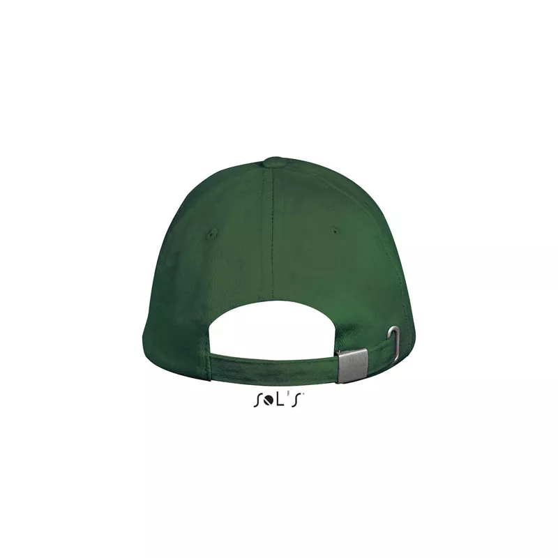Czapka z daszkiem 5-panelowa 260 g/m² Sol's LONG BEACH - Ciemno-Zielony (S00594-BO)