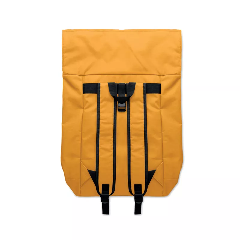 Plecak rolltop na laptop 15" z poliestru 600D IREA - Ochre (MO2170-78)