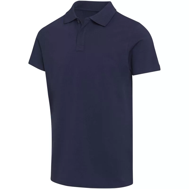Graphite organiczna koszulka polo unisex o gramaturze 180 g/m², z krótkim rękawem i certyfikatem OCS - Granatowy (39559-NAVY)
