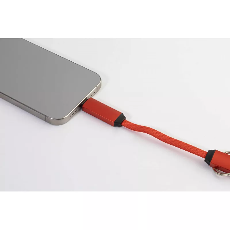 Keycab přívěsek na klíče 60W kabel USB-C - czerwony (AP864151-05)