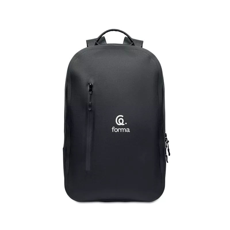 Plecak na laptop 16" wodoodporny RPET BRENNA - Czarny (MO2600-03)