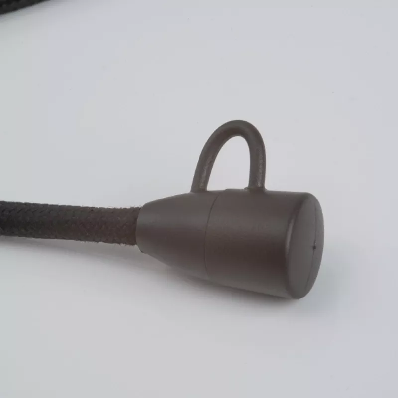 Smycz z ładowarką typu C LIAM - czarny (3498403)