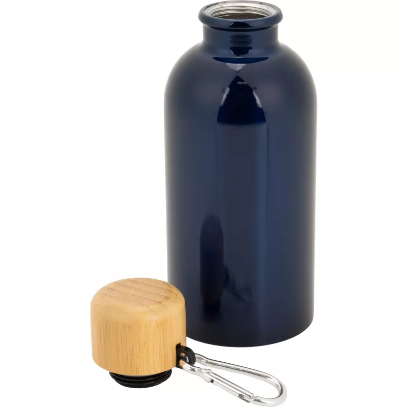 Butelka metalowa 400 ml MARILYN - granatowy (8497244)