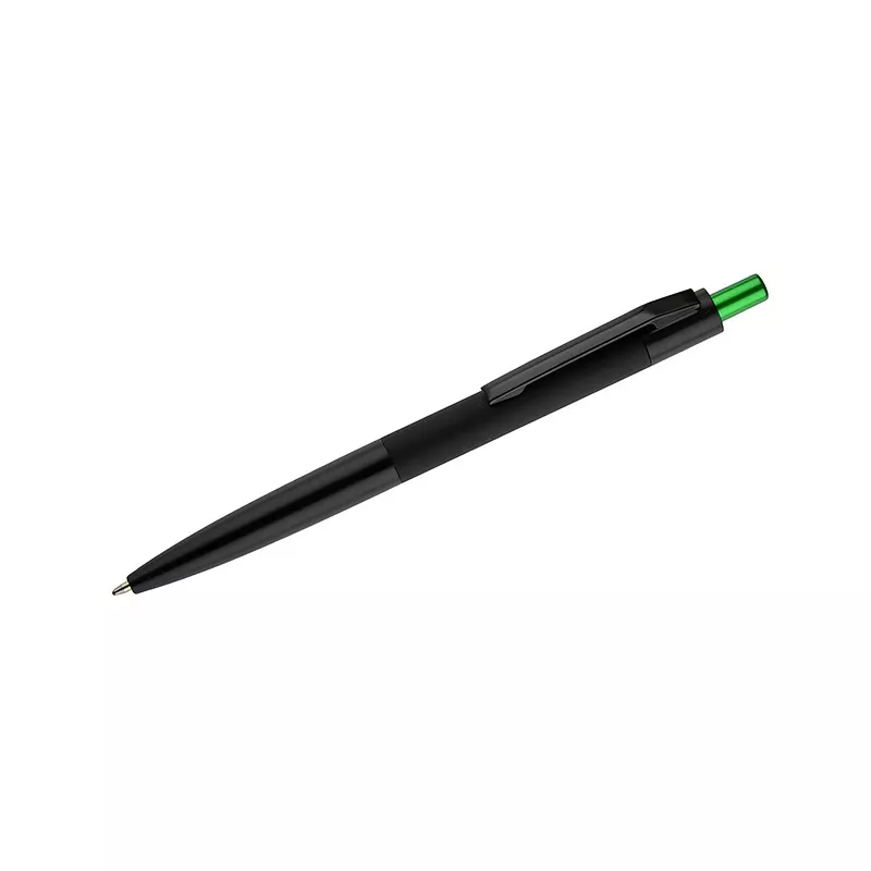 Długopis metalowy z powłoką soft touch i lustrzanym grawerem PAUL - zielony jasny (19746-13)