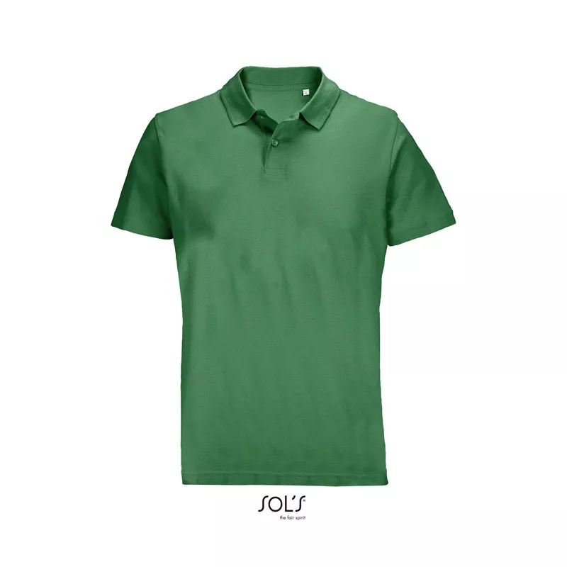 Koszulka polo unisex z czesanej bawełny Sol's PULSE - Zielony (S04502-KG)