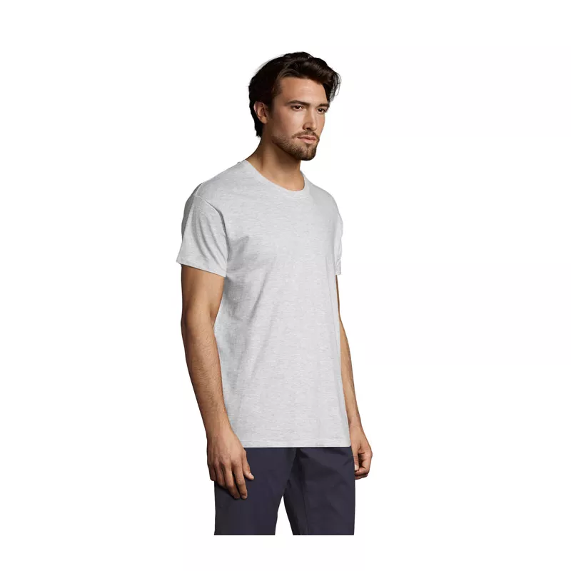 Koszulka unisex bawełniana 150 g/m² Sol's REGENT - Popiól (S11380-AS)