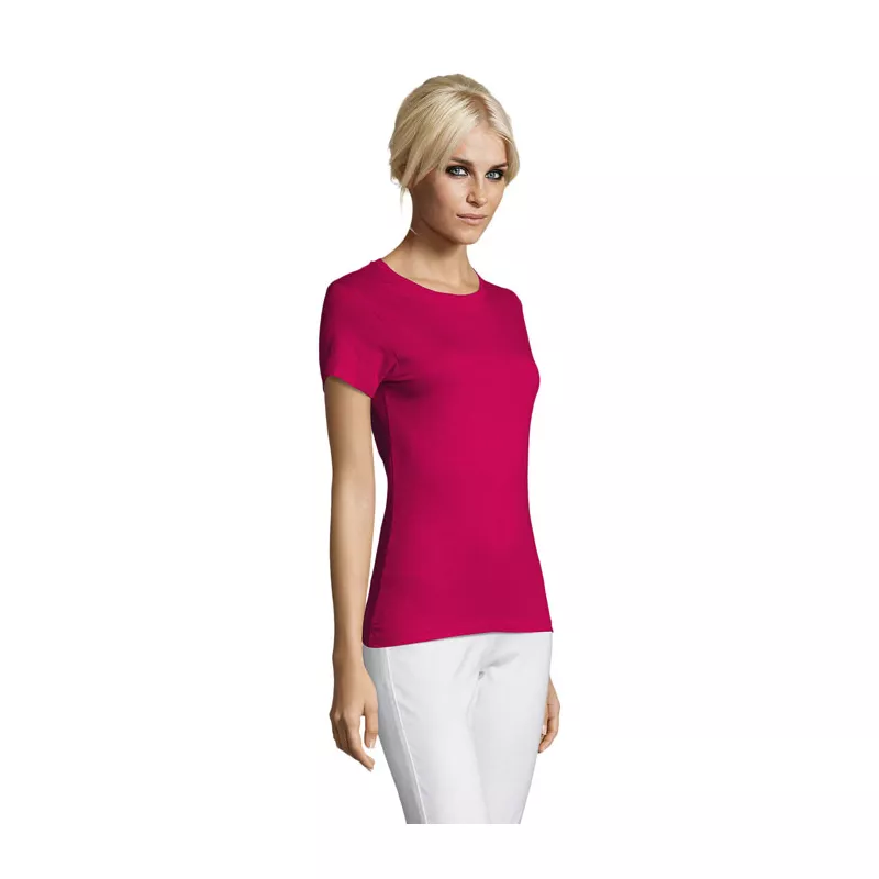 Koszulka damska dopasowana 150 g/m² Sol's REGENT WOMEN - Fuchsia (S01825-FU)