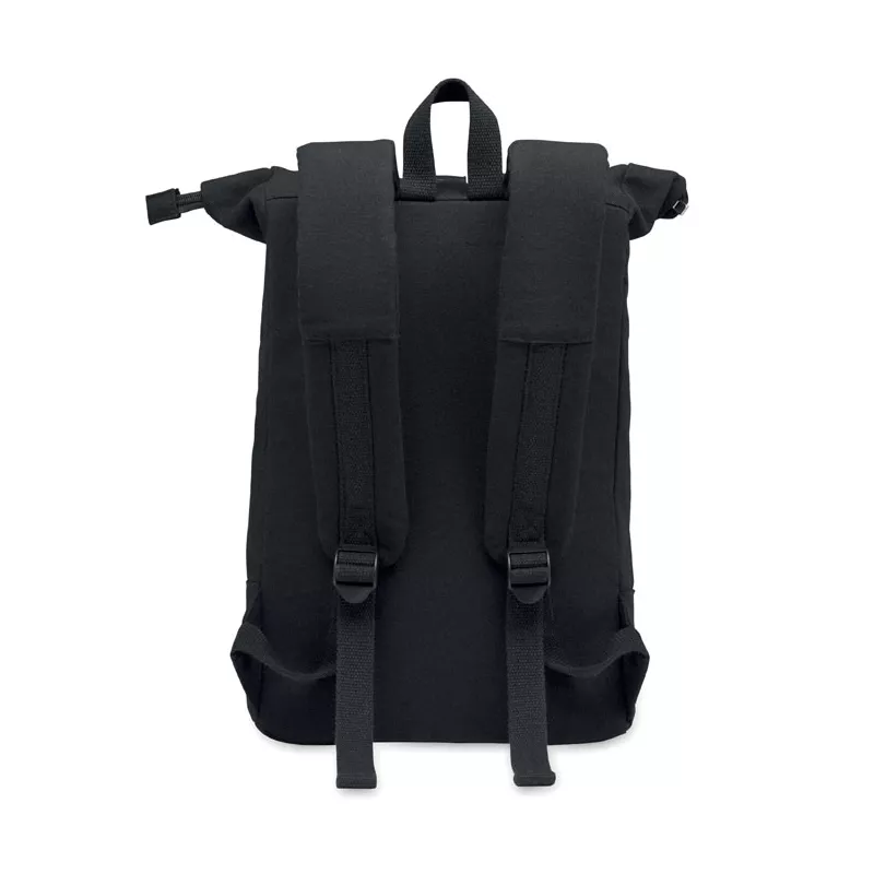 Plecak rolltop na laptop 15" 340 g/m² KOPER ROLL - Czarny (MO2400-03)