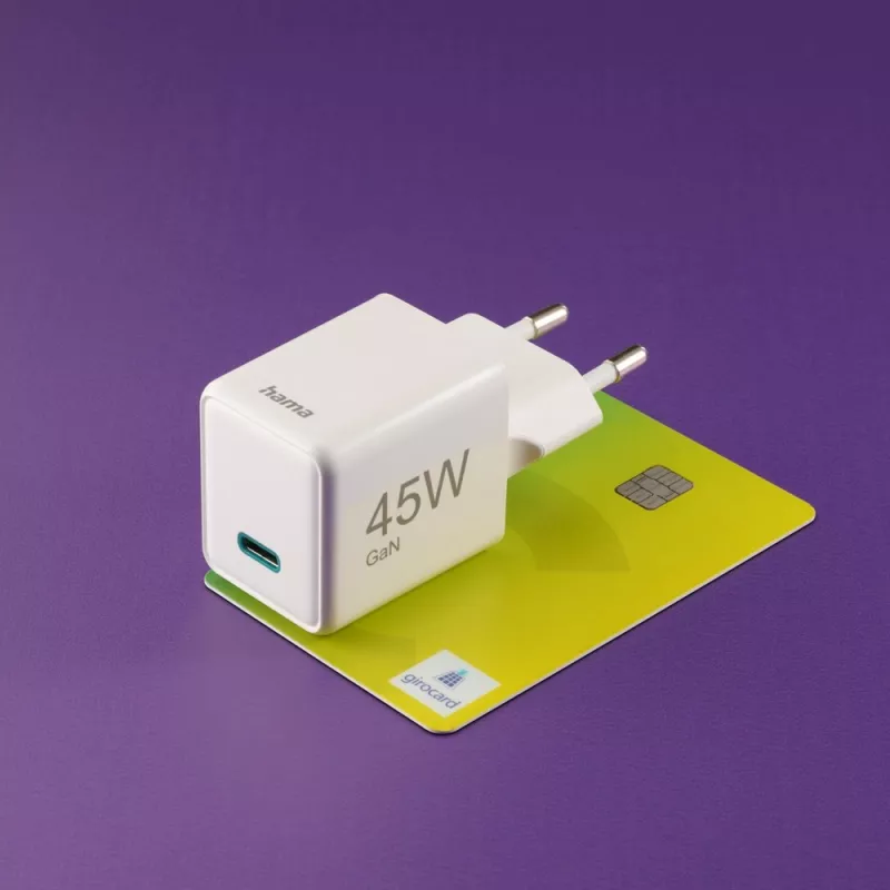Ładowarka ścienna 45W Hama Supermini - biały (VH020-02)