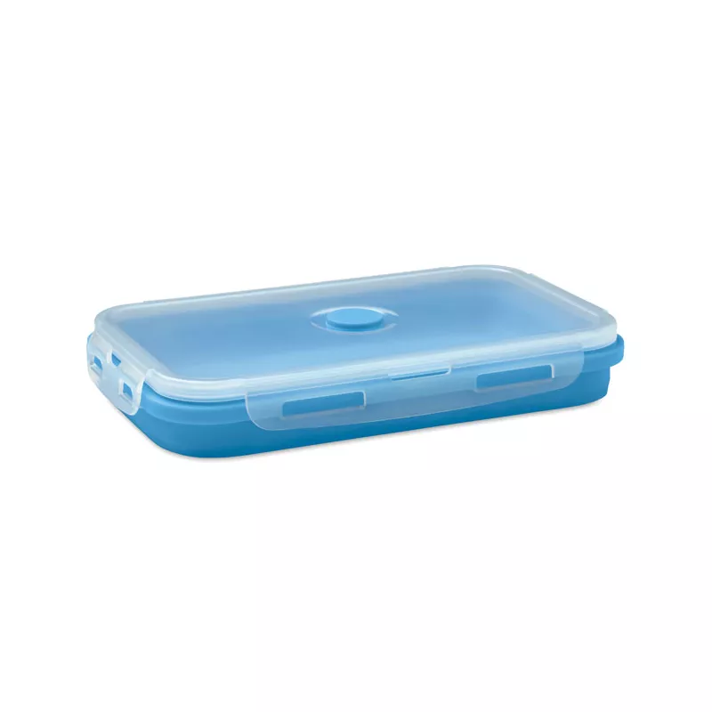 Lunchbox składany silikonowy 1200 ml KOLAPSO - Baby Blue (MO2549-66)
