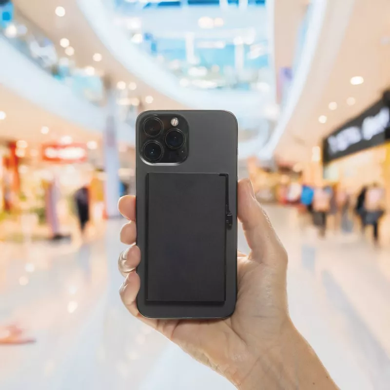 Magnetyczne etui na kartę kredytową, ochrona RFID - black (P820.9501)