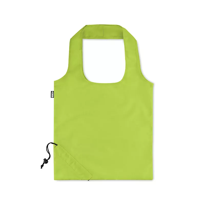 Torba składana z RPET 190T w etui FOLDPET - Limonka (MO9861-48)