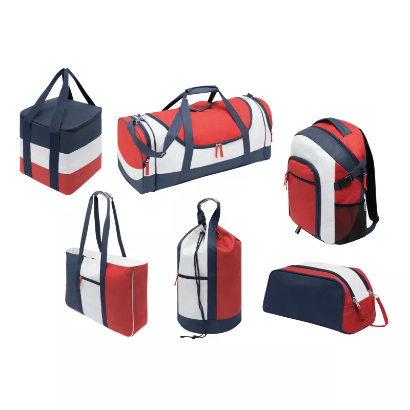 Torba sportowa MARINA GYM - biały, czerwony, niebieski (56-0208513)