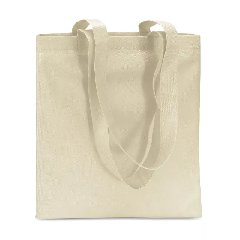 Torba na zakupy z włókniny 40x40 cm 80 g/m² TOTECOLOR - Kosc Sloniowa (IT3787-53)
