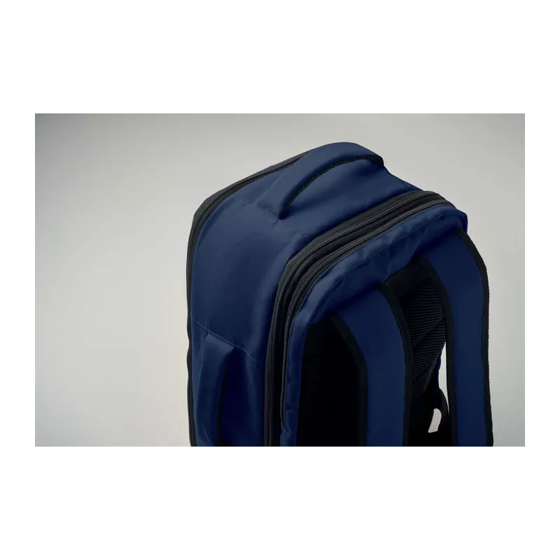 Plecak kabinowy z RPET na laptop 15" FLYSAFE - Niebieski (MO2840-04)
