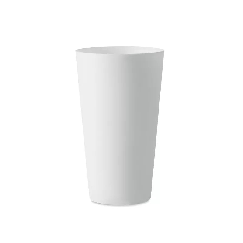 Kubek eventowy wielorazowy z PP 500 ml FESTA LARGE - Bialy (MO9907-06)