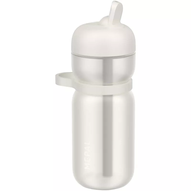 Mepal bidon o pojemności 600 ml z odchylaną pokrywką - Biały (10091301)