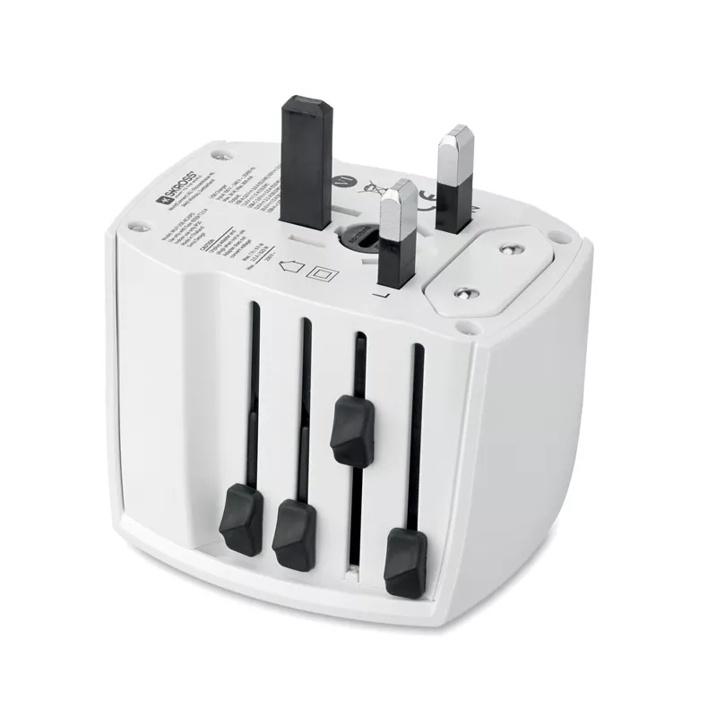 Adapter podróżny USB-C 30W Skross MUV USB AC30 PD - Bialy (MO2980-06)