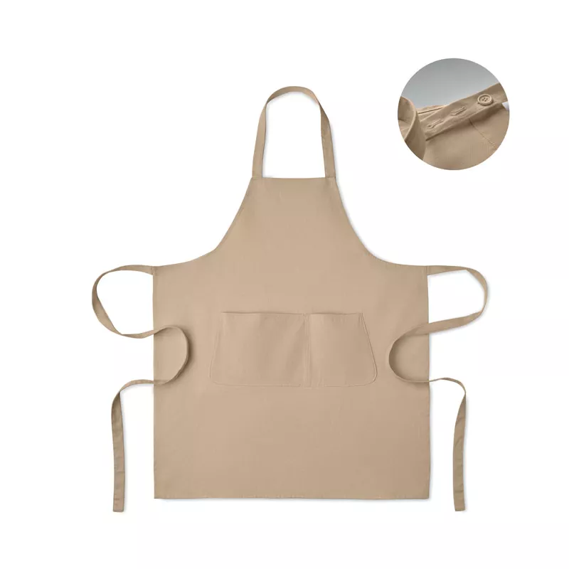 Fartuch z bawełny organicznej 240 g/m² GAMMA - Sznur (MO2249-65)