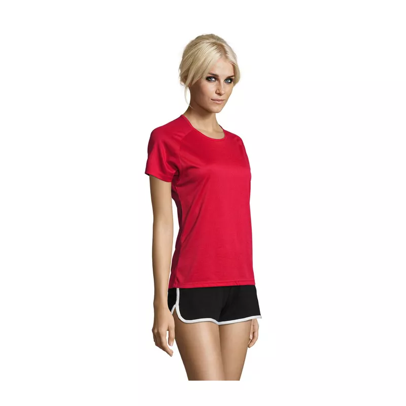 Koszulka sportowa damska 140 g/m² Sol's SPORTY WOMEN - Czerwony (S01159-RD)