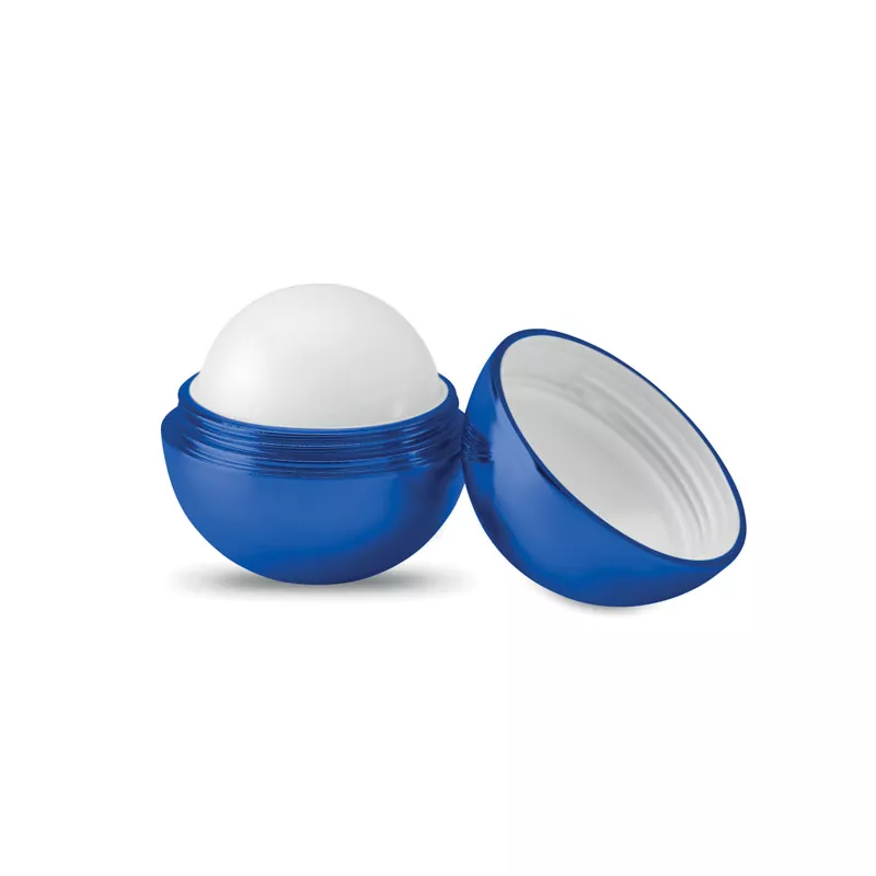 Balsam do ust SPF10 w metalizowanym pudełku UV SOFT - Niebieski (MO9373-04)