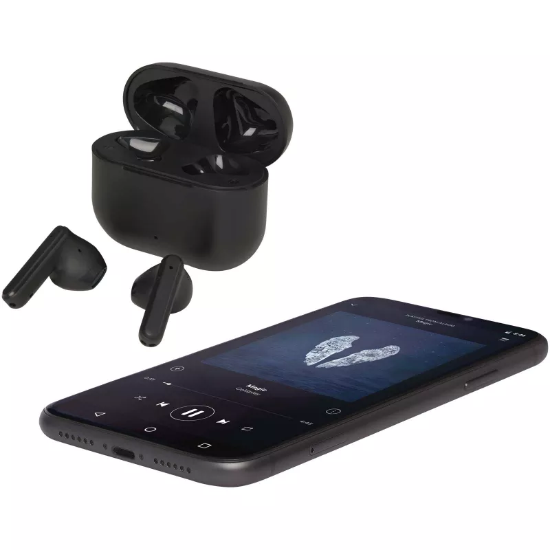 Altais zestaw słuchawkowy True Wireless z technologią Bluetooth® z tworzyw sztucznych pochodzących z recyklingu - Czarny (12448190)