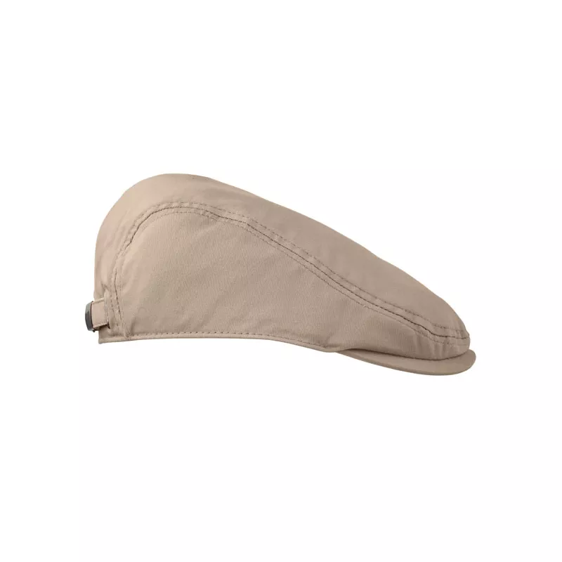 Czapka kaszkiet z bawełny twill 235 g/m² FLAT PEAK - Bezowy (MO2850-13)