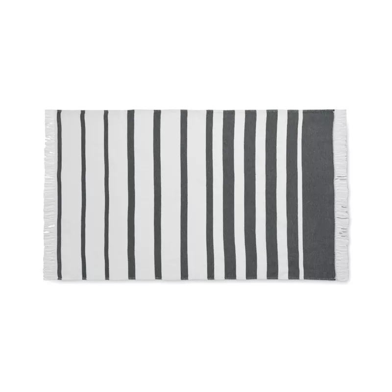 Ręcznik hammam SEAQUAL® 100x170 cm 300 g/m² WAVE - Szary (MO2058-07)