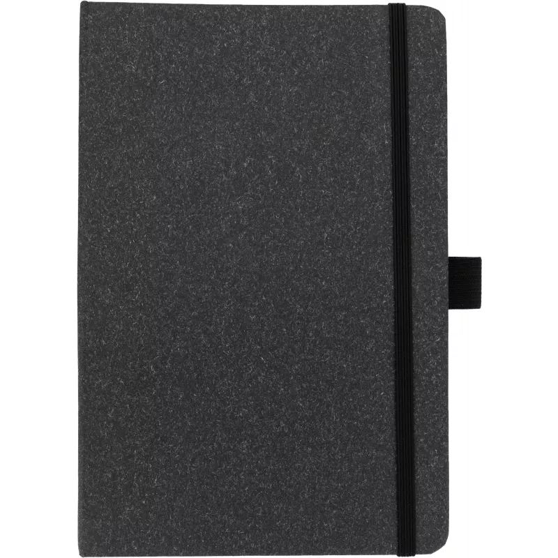 Notes A5 z papieru z recyklingu - czarny (2179903)