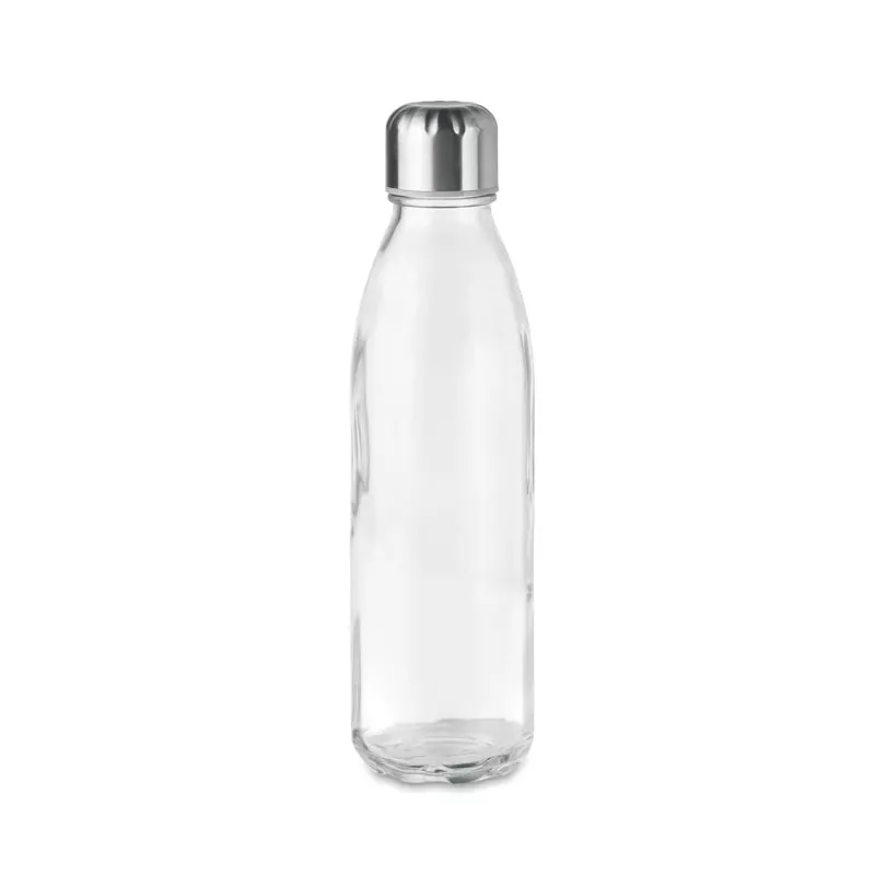 Butelka szklana ze stalową pokrywką 650 ml ASPEN GLASS - Przezroczysty (MO9800-22)
