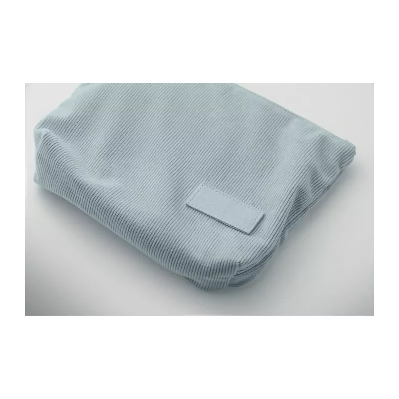 Kosmetyczka sztruksowa z podszewką 220 g/m² CORDY T - Baby Blue (MO2876-66)