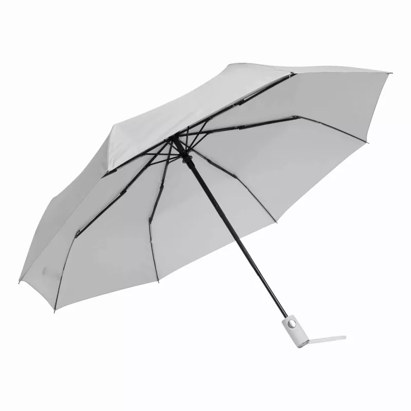 Automatycznie otwierany i składany, wiatroodporny parasol ORIANA - jasnobeżowy (56-0101222)