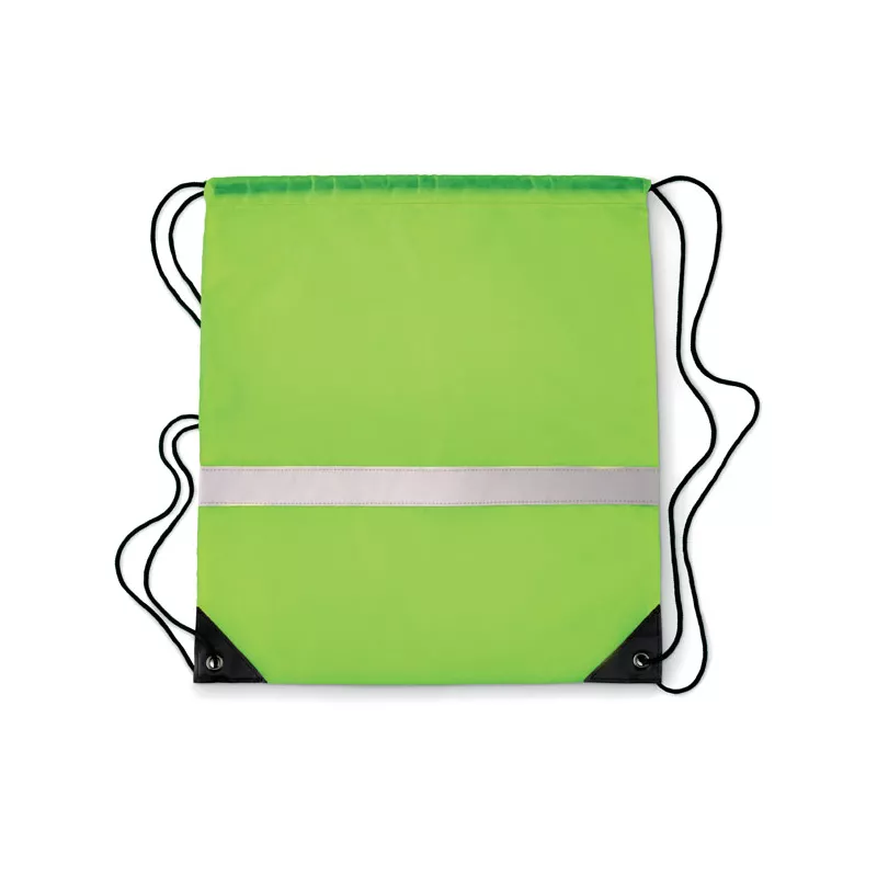 Worek ze sznurkiem z paskiem odblaskowym STRIPE - Fluorescencyjny Zólty (MO8868-70)