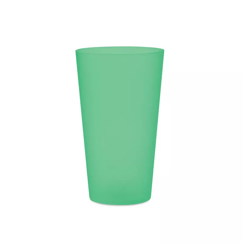 Kubek eventowy wielorazowy z PP 500 ml FESTA LARGE - Przezroczysty Zielony (MO9907-24)