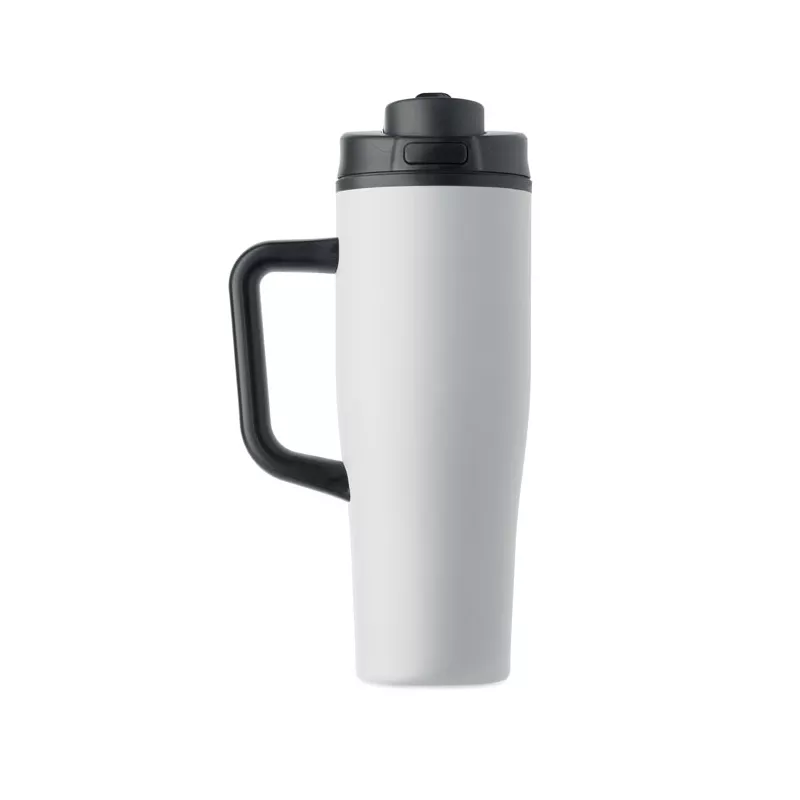 Kubek termiczny ze stali z recyklingu 900 ml ATLANTA - Bialy (MO3213-06)