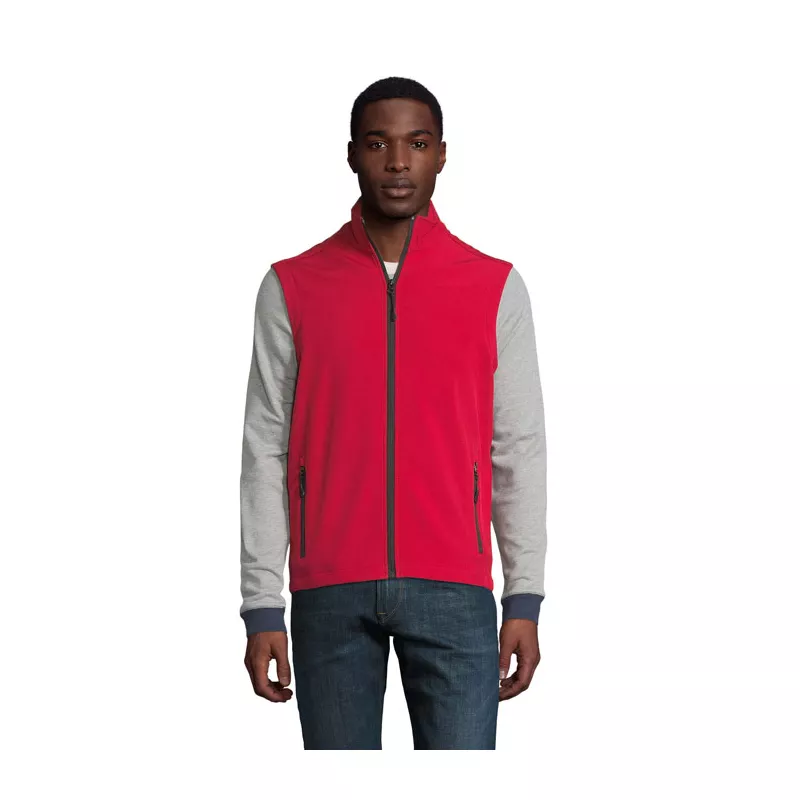 Kamizelka softshell męska Sol's RACE BW MEN - Pepper Red (S02887-PE)