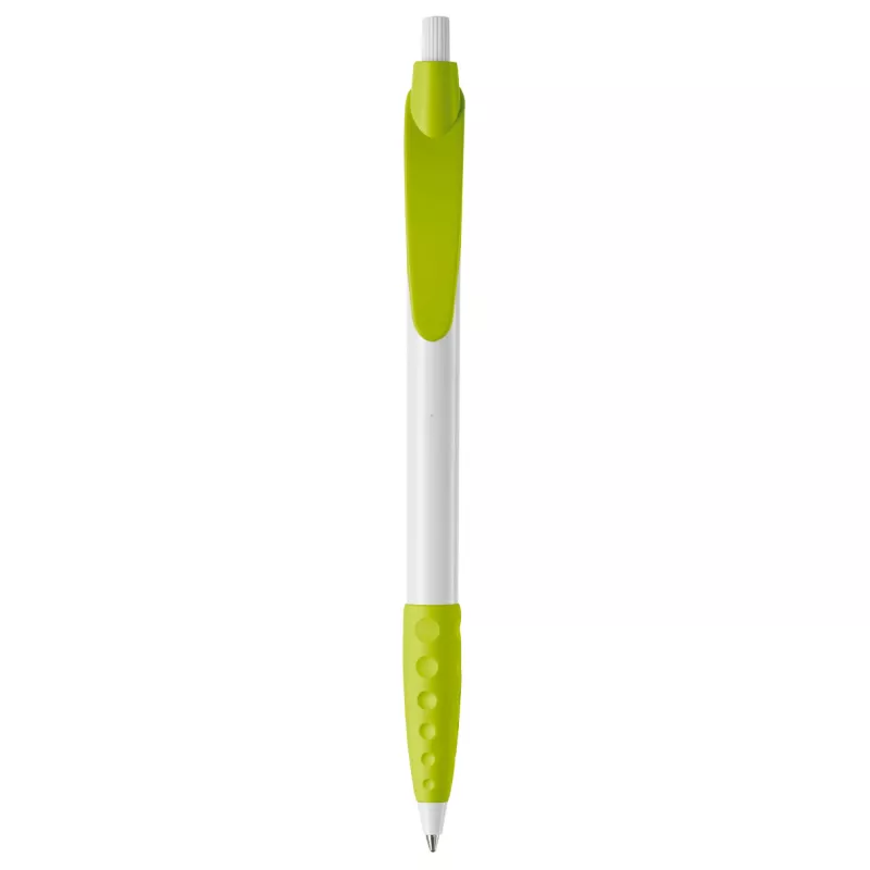 Długopis plastikowy (ABS) Cosmo - biało / jasnozielony (LT87622-N0132)