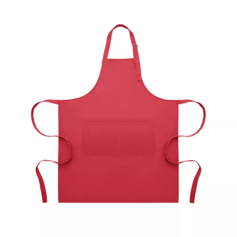 Fartuch kuchenny z polibawełny 240 g/m² GALA - Czerwony (MO2349-05)