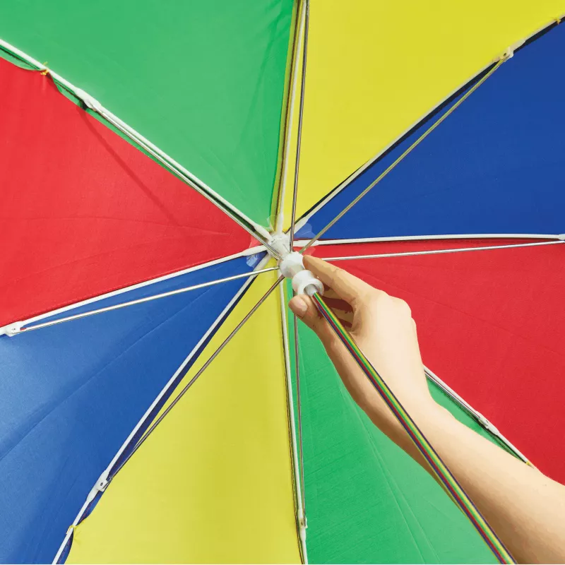 Parasol dziecięcy LOLLIPOP - czerwony, niebieski, zielony, żółty (56-0105009)