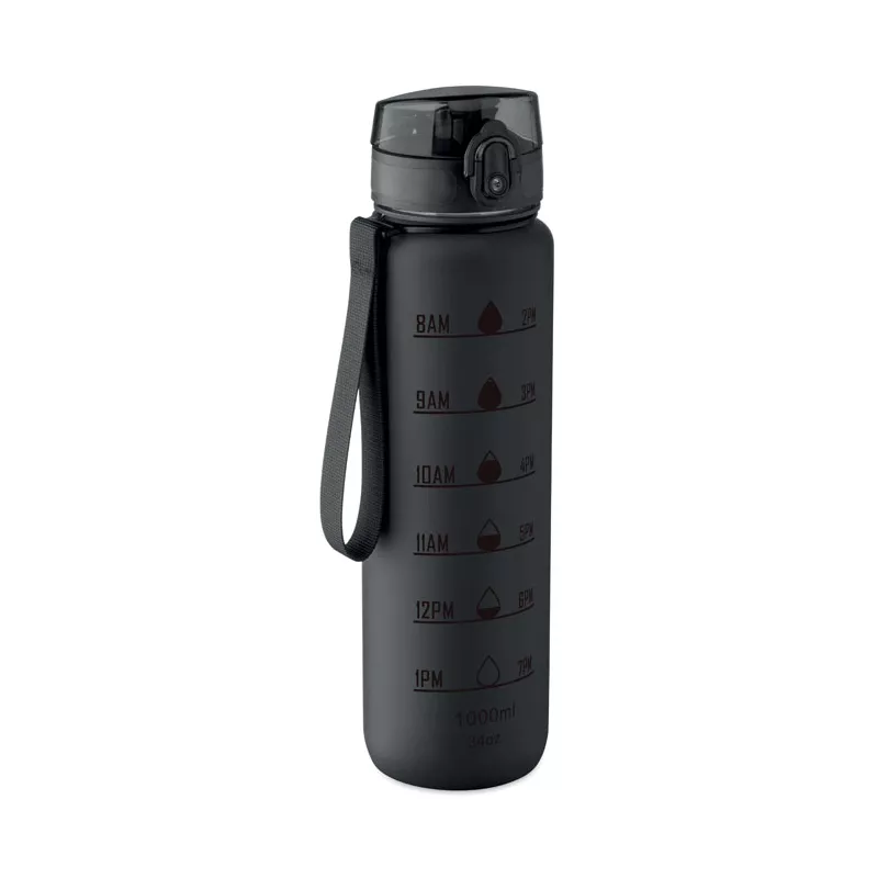 Butelka sportowa RPET 1000 ml ISFORDEN MARK - Czarny (MO2672-03)