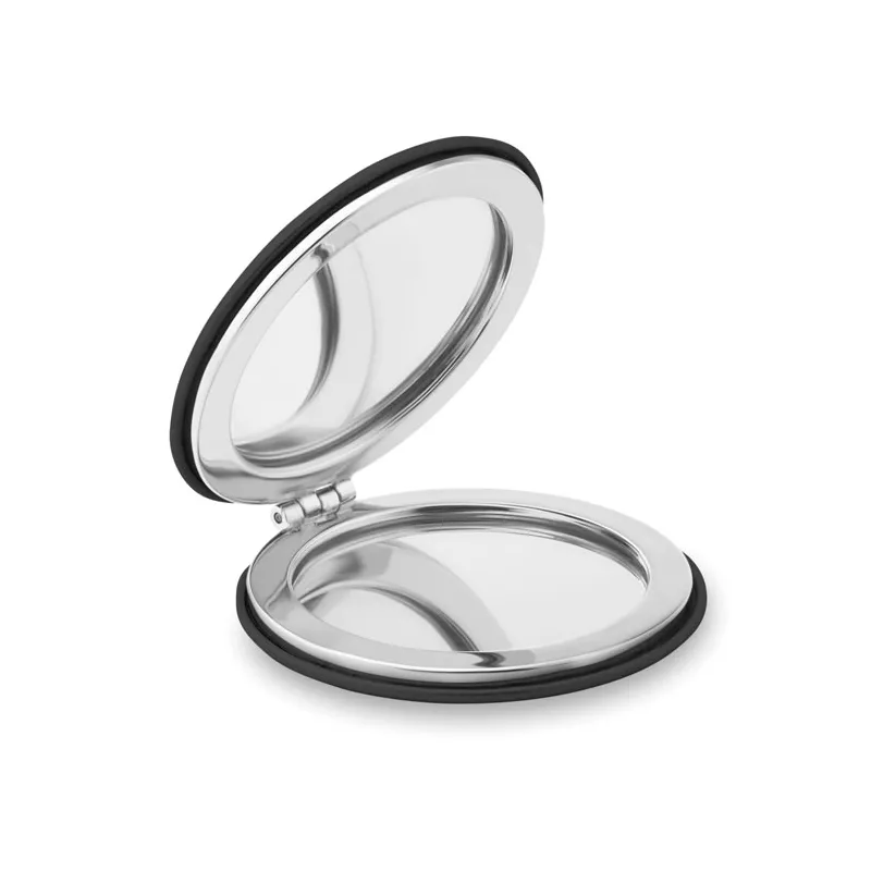 Lusterko podwójne magnetyczne okrągłe GLOW ROUND - Czarny (MO9008-03)