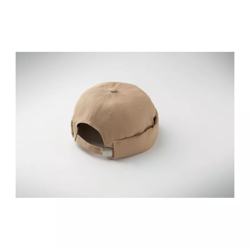 Czapka docker ze szczotkowanej bawełny 260 g/m² DOCK - Khaki (MO2923-39)
