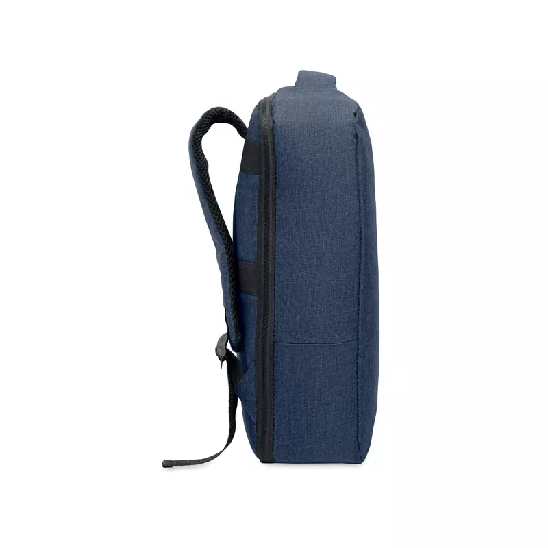 Plecak na laptop 15" z RPET LAUGAR - Francuski Granat (MO2305-85)