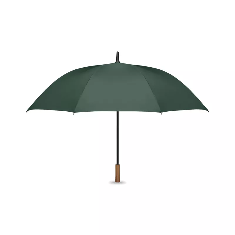 Parasol automatyczny 27" z drewnianą rączką RAYNA - Zielony (MO3220-09)
