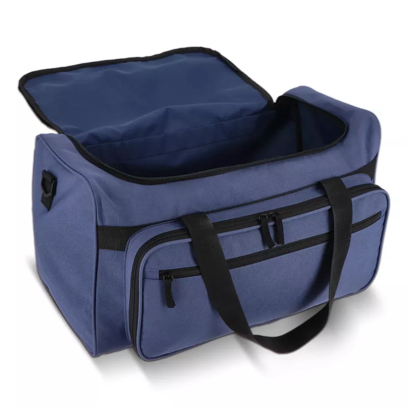 Torba sportowo-podróżna R-PET 600D 51 x 25 x 29 cm 37 l - ciemnoniebieski (LT95368-N0010)