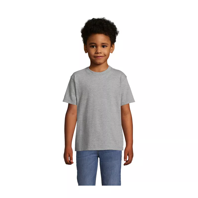 Koszulka dziecięca 190 g/m² Sol's IMPERIAL KIDS - Szary Melanż (S11770-GM)