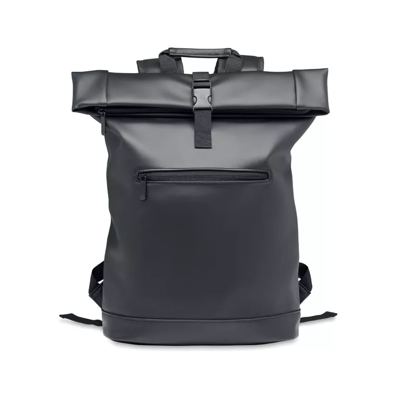 Plecak na laptop 15" z PU BAI ROLL - Czarny (MO2230-03)