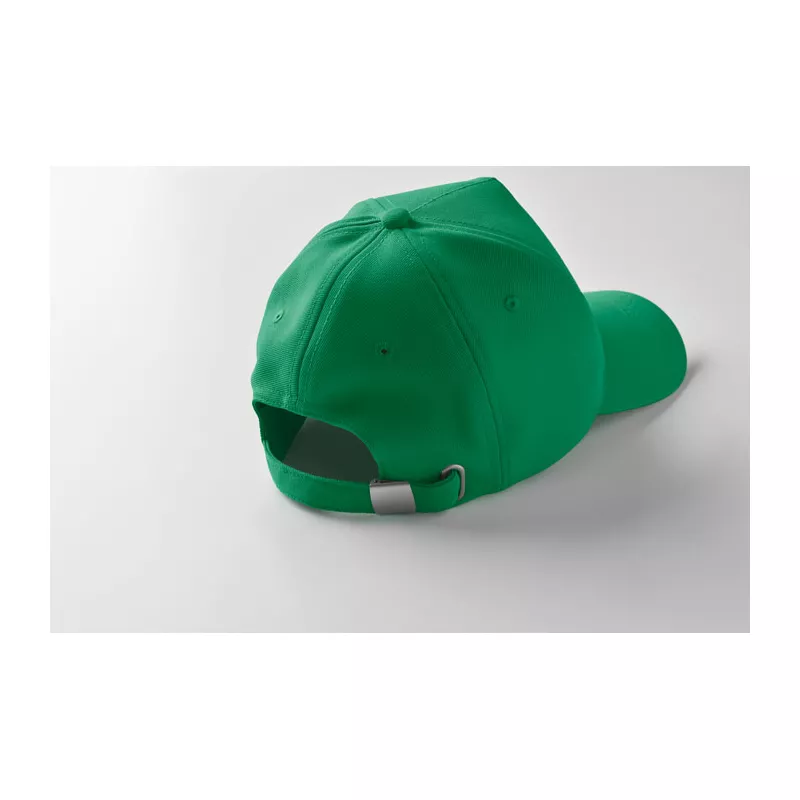 Czapka z daszkiem 5-panelowa RPET 210 g/m² SENGA - Zielony (MO6831-09)